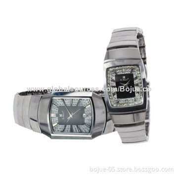 Diamond Tungsten Watches, Stainless Steel Case